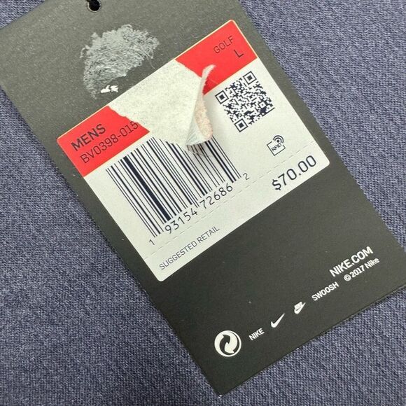 NWT Nike Dri Fit Standard Fit 1/4 Zip Pullover Mens Dark Plum Golf Preppy - Picture 5 of 12